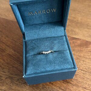White Diamond Crown Ring (14K Yellow Gold/.11ct Natural Diamonds)